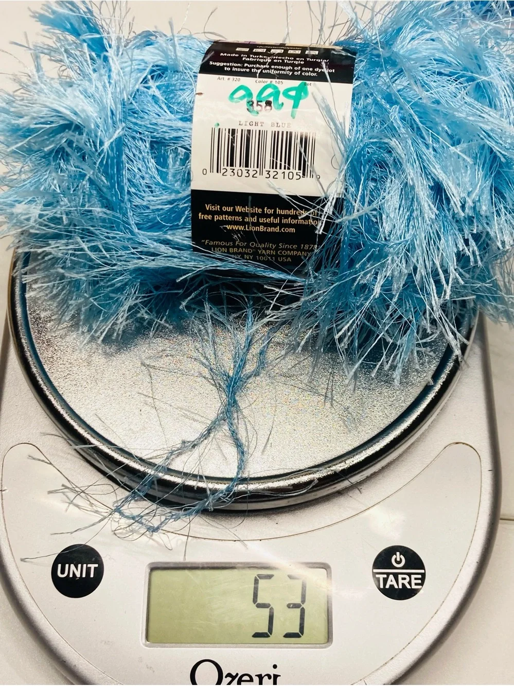 ~400g / 14.3oz 8 NWT Fun Fur Eyelash Yarn Bundle in Black, Hot Pink, Blue, Cream